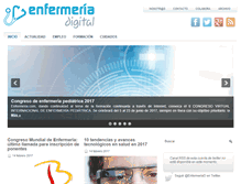 Tablet Screenshot of enfermeriadigital.com